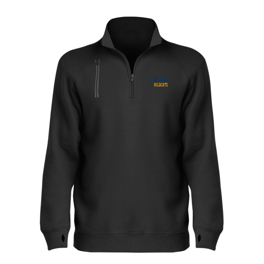 BIG SANDY HIGH SCHOOL WILDCATS <span class="pdp-name-mascot">BIG SANDY WILDCATS</span> BSN SPORTS Women's Cotton Rich Fleece 1/4 Zip
