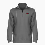 Wisconsin School For The Deaf Firebirds <span class="pdp-name-mascot">Wisconsin School For The Deaf Firebirds</span> BSN SPORTS Women's Cotton Rich Fleece 1/4 Zip Front Thumbnail