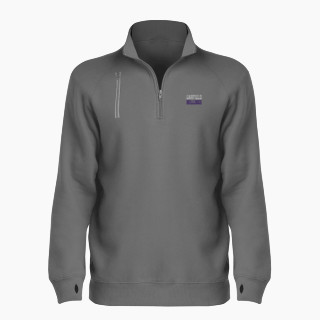 BSN SPORTS Women's Cotton Rich Fleece 1/4 Zip