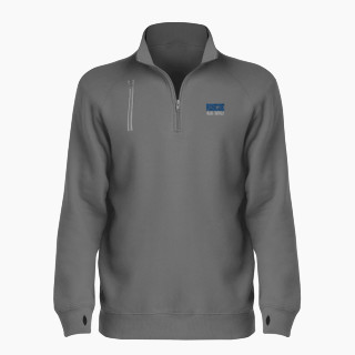 BSN SPORTS Women's Cotton Rich Fleece 1/4 Zip