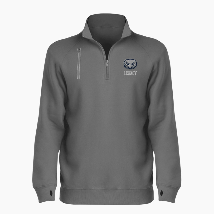 Legacy Eagles <span class="pdp-name-mascot">Legacy Charter Eagles</span> BSN SPORTS Women's Cotton Rich Fleece 1/4 Zip