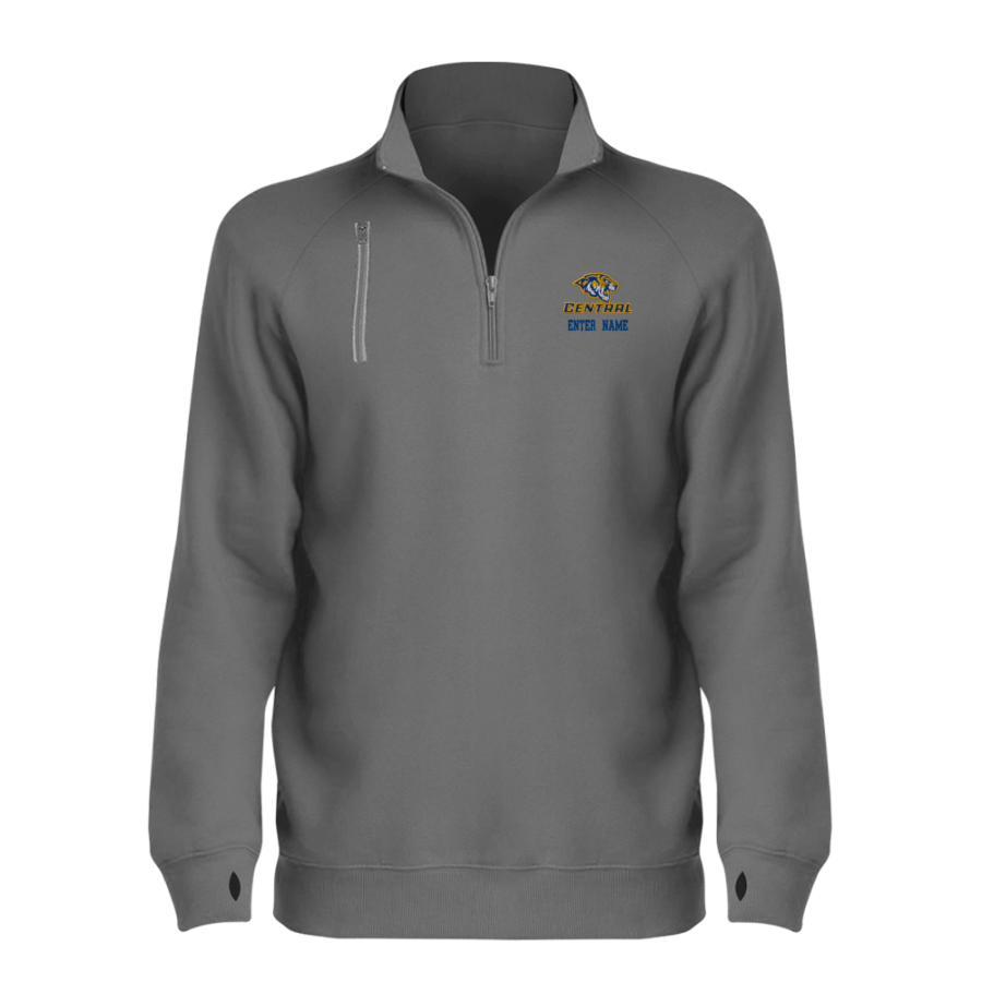Central Christian Tigers <span class="pdp-name-mascot">Central Christian College Tigers</span> BSN SPORTS Women's Cotton Rich Fleece 1/4 Zip