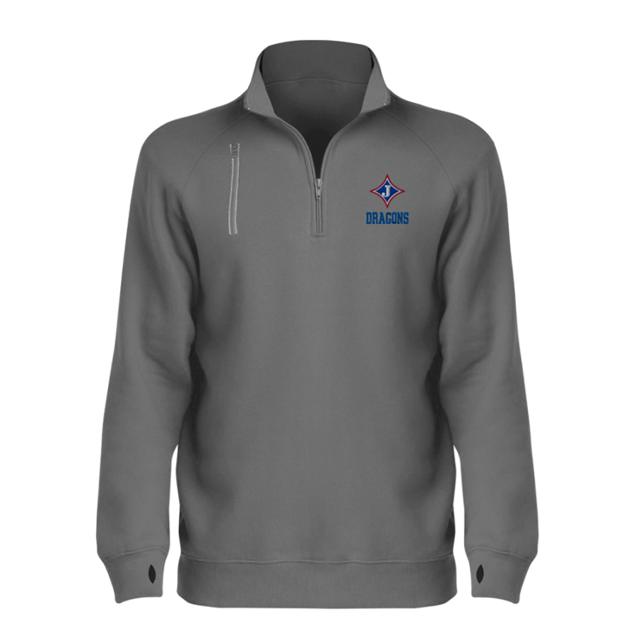 Jefferson Dragons <span class="pdp-name-mascot">Jefferson Dragons</span> BSN SPORTS Women's Cotton Rich Fleece 1/4 Zip