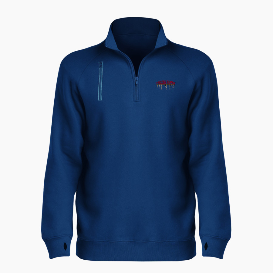 Frozen Ropes Natick Frozen Ropes Natick <span class="pdp-name-mascot">Frozen Ropes</span> BSN SPORTS Women's Cotton Rich Fleece 1/4 Zip