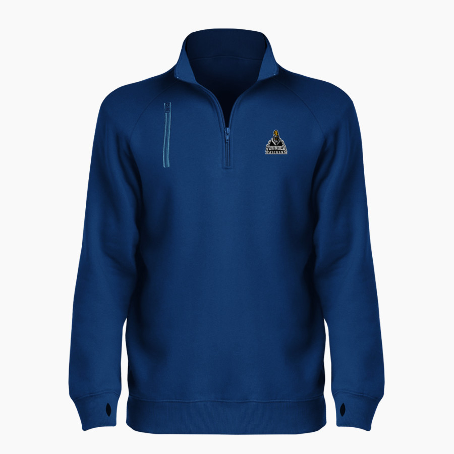 Doane Stuart Thunderchickens Thunderchickens <span class="pdp-name-mascot">Doane Stuart Thunderchickens</span> BSN SPORTS Women's Cotton Rich Fleece 1/4 Zip