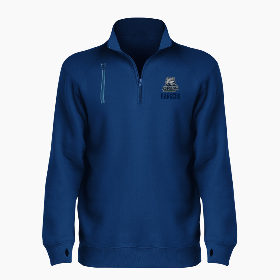 Drew Rangers <span class="pdp-name-mascot">Drew University Rangers</span> BSN SPORTS Women's Cotton Rich Fleece 1/4 Zip