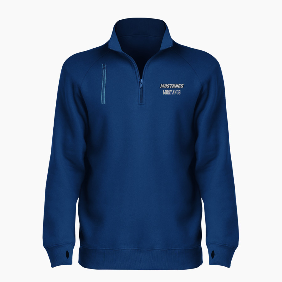 Fulton Science Academy Mustangs <span class="pdp-name-mascot">Fulton Science Academy Mustangs</span> BSN SPORTS Women's Cotton Rich Fleece 1/4 Zip