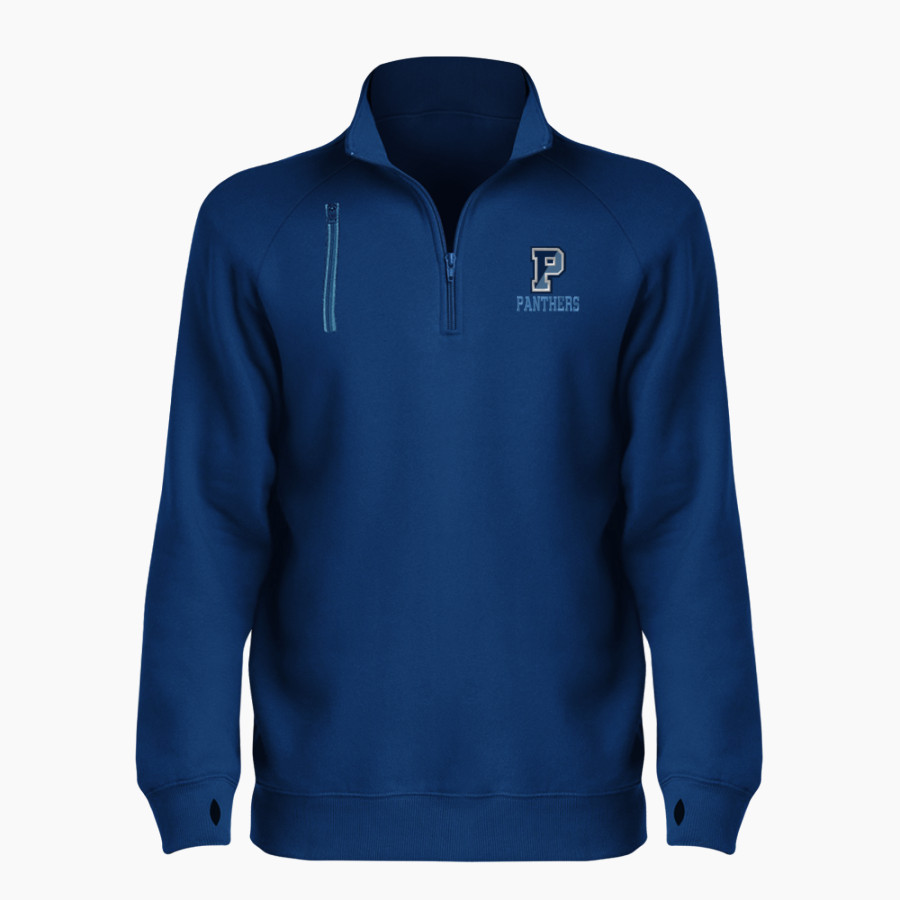 SAINT VINCENT PALLOTTI H S PANTHERS BSN SPORTS Women's Cotton Rich Fleece 1/4 Zip