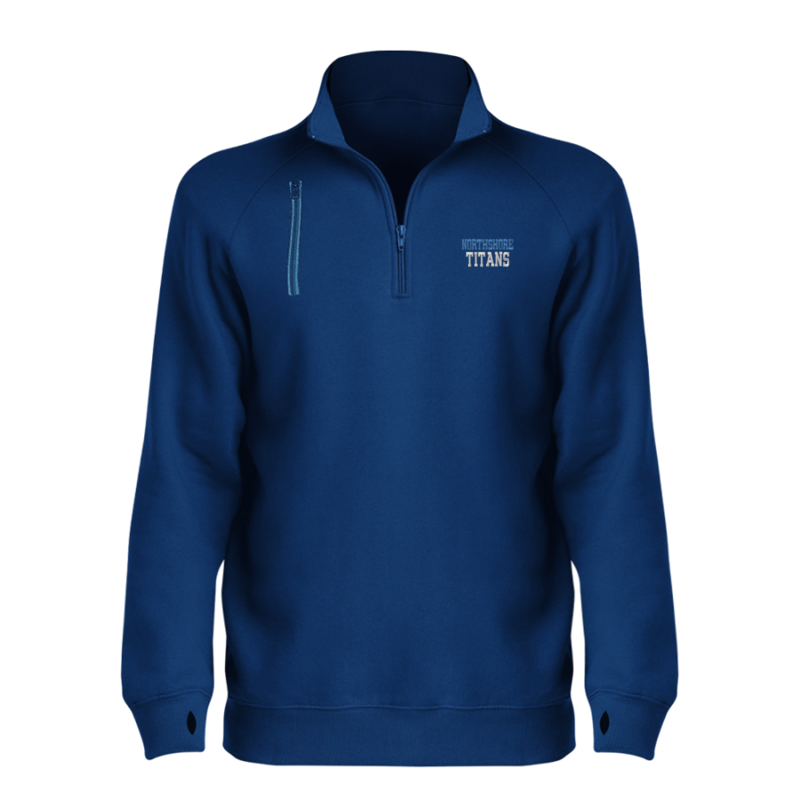 Northshore Titans Online Store <span class="pdp-name-mascot">Northshore Titans</span> BSN SPORTS Women's Cotton Rich Fleece 1/4 Zip