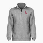 LOUISVILLE HIGH SCHOOL WILDCATS <span class="pdp-name-mascot">LOUISVILLE WILDCATS</span> BSN SPORTS Women's Cotton Rich Fleece 1/4 Zip Front Thumbnail