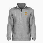 Manteo Redskins <span class="pdp-name-mascot">Manteo Redskins</span> BSN SPORTS Women's Cotton Rich Fleece 1/4 Zip Front Thumbnail