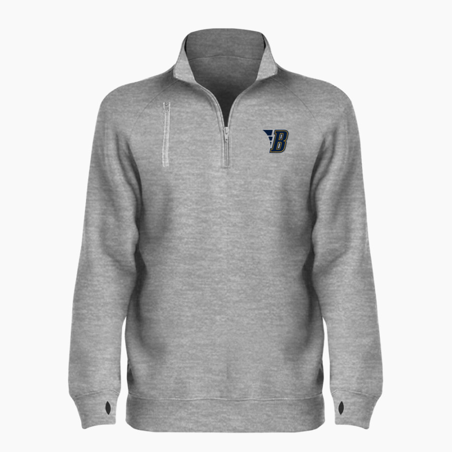BELLEVILLE HIGH SCHOOL WILDCATS <span class="pdp-name-mascot">BELLEVILLE WILDCATS</span> BSN SPORTS Women's Cotton Rich Fleece 1/4 Zip