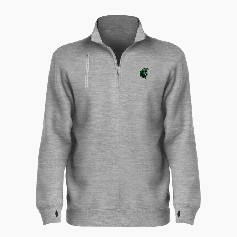 Calvary Christian Spartans <span class="pdp-name-mascot">Calvary Christian Spartans</span> BSN SPORTS Women's Cotton Rich Fleece 1/4 Zip