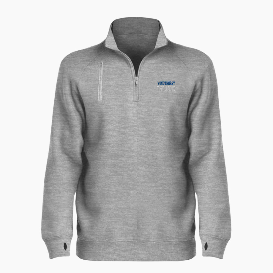 WINDTHORST HIGH SCHOOL TROJANS <span class="pdp-name-mascot">WINDTHORST TROJANS</span> BSN SPORTS Women's Cotton Rich Fleece 1/4 Zip