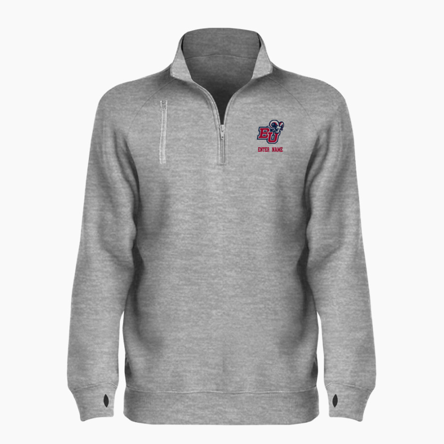 Bluefield University Sideline Store <span class="pdp-name-mascot">Bluefield University</span> BSN SPORTS Women's Cotton Rich Fleece 1/4 Zip