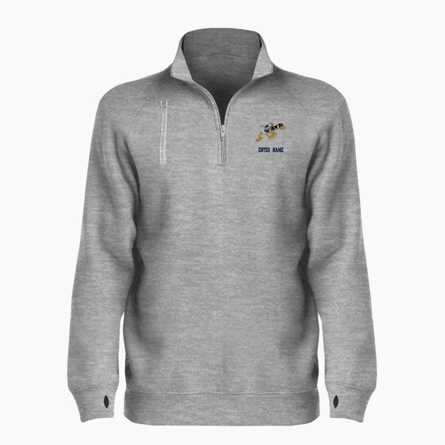 LAKEVIEW HIGH SCHOOL HONKERS BSN SPORTS Women's Cotton Rich Fleece 1/4 Zip
