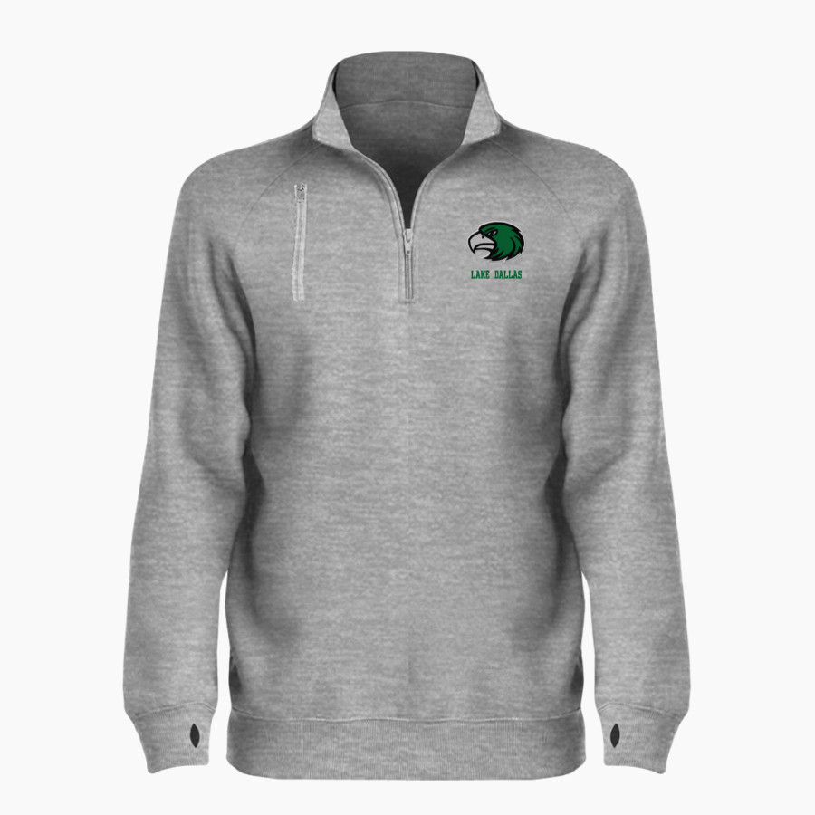 LAKE DALLAS HIGH SCHOOL FALCONS BSN SPORTS Women's Cotton Rich Fleece 1/4 Zip