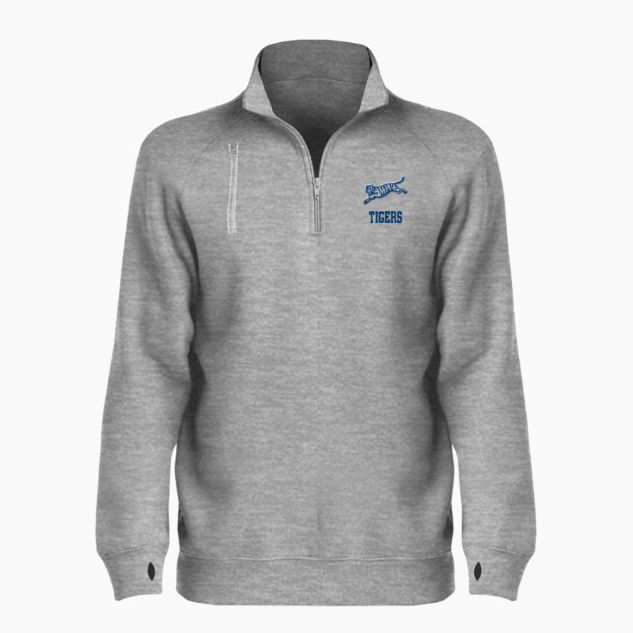 Crow Tigers <span class="pdp-name-mascot">Crow Middle School Tigers</span> BSN SPORTS Women's Cotton Rich Fleece 1/4 Zip