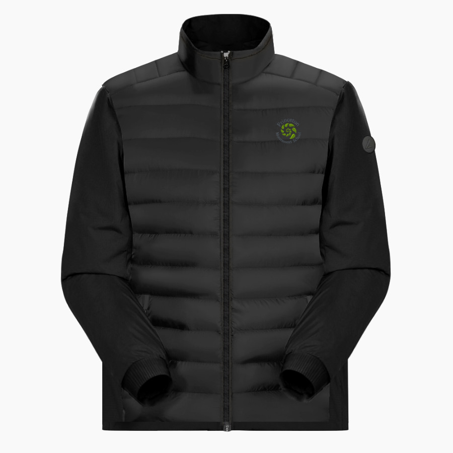 Princeton Montessori School <span class="pdp-name-mascot">Princeton Montessori Deer</span> BSN SPORTS Men's Double Layer Full Zip Jacket