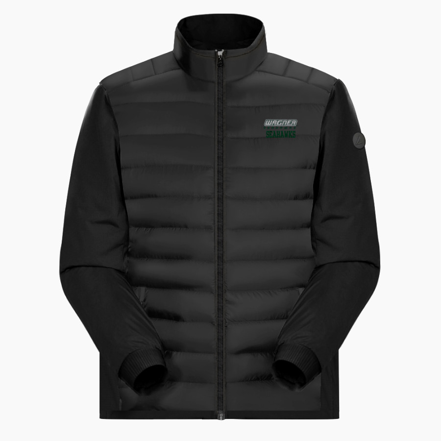 Wagner Seahawks official sideline store <span class="pdp-name-mascot">Wagner Seahawks</span> BSN SPORTS Men's Double Layer Full Zip Jacket