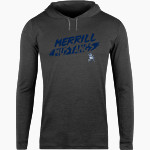 Merrill Mustangs BSN SPORTS Men's Lightweight Tee Hoodie Front Thumbnail