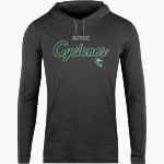 SCTCC Cyclones Online Apparel Store <span class="pdp-name-mascot">St Cloud Cyclones</span> BSN SPORTS Men's Lightweight Tee Hoodie Front Thumbnail