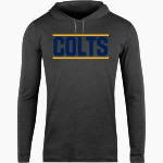 Cape Fear Colts BSN SPORTS Men's Lightweight Tee Hoodie Front Thumbnail