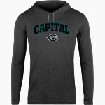 CAPITAL HIGH SCHOOL JAGUARS <span class="pdp-name-mascot">CAPITAL JAGUARS</span> BSN SPORTS Men's Lightweight Tee Hoodie Front Thumbnail