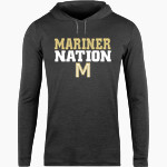 College of Marin Mariners <span class="pdp-name-mascot">College of Marin Mariners</span> BSN SPORTS Men's Lightweight Tee Hoodie Front Thumbnail