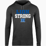 Harding Academy Lions <span class="pdp-name-mascot">Harding Academy</span> BSN SPORTS Men's Lightweight Tee Hoodie Front Thumbnail