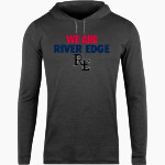 River Edge Little League <span class="pdp-name-mascot">River Edge Little League</span> BSN SPORTS Men's Lightweight Tee Hoodie Front Thumbnail