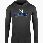Meadows School The Official Store of the Mustangs <span class="pdp-name-mascot">Meadows School Mustangs</span> BSN SPORTS Men's Lightweight Tee Hoodie Front Thumbnail