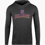 Smyrna Bulldogs BSN SPORTS Men's Lightweight Tee Hoodie Front Thumbnail