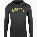 Woodland Baptist Eagles <span class="pdp-name-mascot">Woodland Baptist Christian School Eagles</span> BSN SPORTS Men's Lightweight Tee Hoodie Front Thumbnail