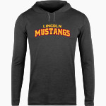 Lincoln Mustangs <span class="pdp-name-mascot">Lincoln Mustangs</span> BSN SPORTS Men's Lightweight Tee Hoodie Front Thumbnail