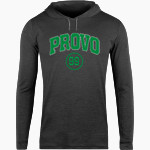 PROVO HIGH SCHOOL BULLDOGS <span class="pdp-name-mascot">PROVO BULLDOGS</span> BSN SPORTS Men's Lightweight Tee Hoodie Front Thumbnail