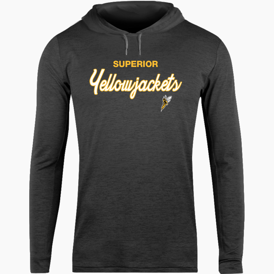 Superior Yellowjackets <span class="pdp-name-mascot">UW Superior Yellowjackets</span> BSN SPORTS Men's Lightweight Tee Hoodie