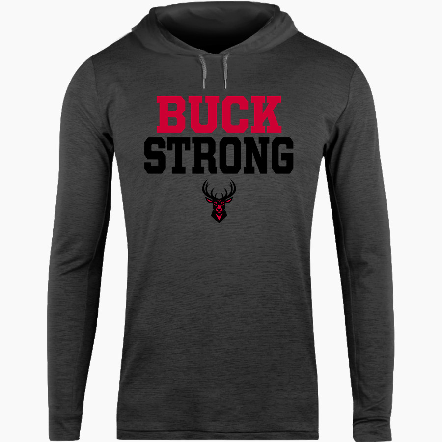 HOKE COUNTY HIGH SCHOOL BUCKS <span class="pdp-name-mascot">HOKE COUNTY BUCKS</span> BSN SPORTS Men's Lightweight Tee Hoodie