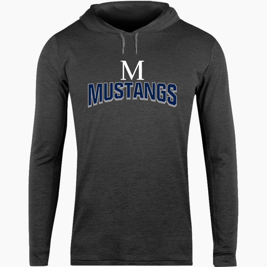 Meadows School The Official Store of the Mustangs <span class="pdp-name-mascot">Meadows School Mustangs</span> BSN SPORTS Men's Lightweight Tee Hoodie
