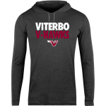 Viterbo V-Hawks <span class="pdp-name-mascot">Viterbo V-Hawks</span> BSN SPORTS Men's Lightweight Tee Hoodie Front Thumbnail