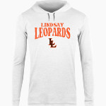 LINDSAY SCHOOL DISTRICT 9 LEOPARDS <span class="pdp-name-mascot">LINDSAY LEOPARDS</span> BSN SPORTS Men's Lightweight Tee Hoodie Front Thumbnail