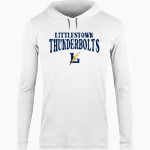 LITTLESTOWN HIGH SCHOOL THUNDERBOLTS BSN SPORTS Men's Lightweight Tee Hoodie Front Thumbnail