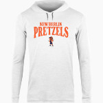 NEW BERLIN HIGH SCHOOL PRETZELS <span class="pdp-name-mascot">NEW BERLIN PRETZELS</span> BSN SPORTS Men's Lightweight Tee Hoodie Front Thumbnail