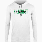 HILLCREST HIGH SCHOOL HUSKIES <span class="pdp-name-mascot">HILLCREST HUSKIES</span> BSN SPORTS Men's Lightweight Tee Hoodie Front Thumbnail
