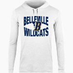 BELLEVILLE HIGH SCHOOL WILDCATS <span class="pdp-name-mascot">BELLEVILLE WILDCATS</span> BSN SPORTS Men's Lightweight Tee Hoodie Front Thumbnail