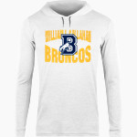 William L Callahan Broncos BSN SPORTS Men's Lightweight Tee Hoodie Front Thumbnail