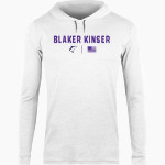 Blaker Kinser Sharks <span class="pdp-name-mascot">Blaker Kinser Sharks</span> BSN SPORTS Men's Lightweight Tee Hoodie Front Thumbnail