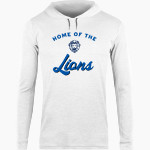 LUSTRE CHRISTIAN HIGH SCHOOL LIONS <span class="pdp-name-mascot">LUSTRE CHRISTIAN LIONS</span> BSN SPORTS Men's Lightweight Tee Hoodie Front Thumbnail