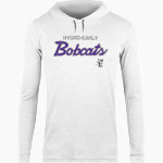 HYDRO-EAKLY HIGH SCHOOL BOBCATS BSN SPORTS Men's Lightweight Tee Hoodie Front Thumbnail