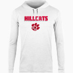 Hillsboro-Deering School District HILLCAT PRIDE <span class="pdp-name-mascot">Hillsboro-Deering Hillcats</span> BSN SPORTS Men's Lightweight Tee Hoodie Front Thumbnail